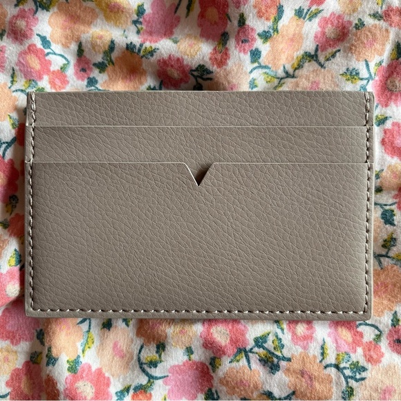 Von Holzhausen The Credit Card Holder 0322 beige tan minimalist - Picture 3 of 6